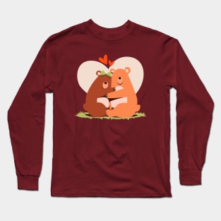 Bear Couple Cute Long Sleeve T-Shirt